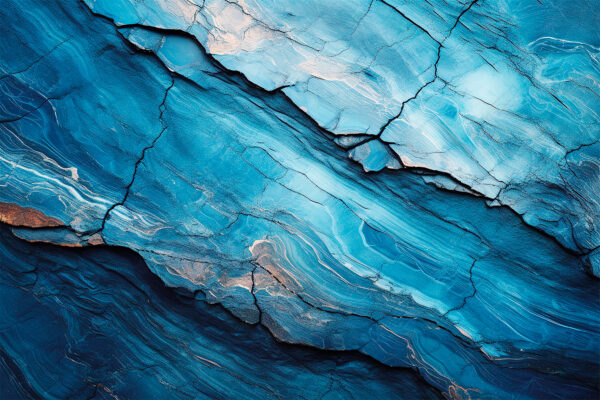 Abstract blue rock formations and textures Abstract blue rock formations and textures