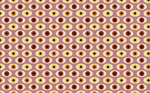 A pattern of colorful ovals A pattern of colorful ovals
