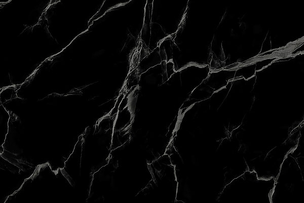 Un marmo nero con venature bianche Un marmo nero con venature bianche
