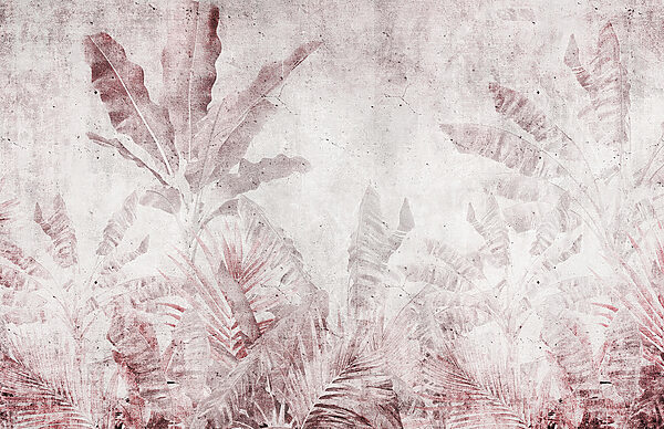 Sfondo a foglie tropicali attenuate Sfondo a foglie tropicali attenuate