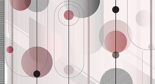 Forme astratte in una tavolozza di colori tenui. Forme astratte in una tavolozza di colori tenui.