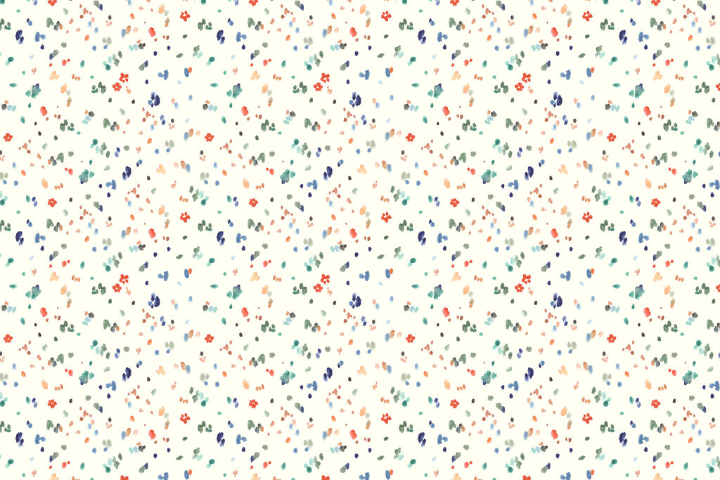 Piccole macchie colorate su sfondo bianco Piccole macchie colorate su sfondo bianco