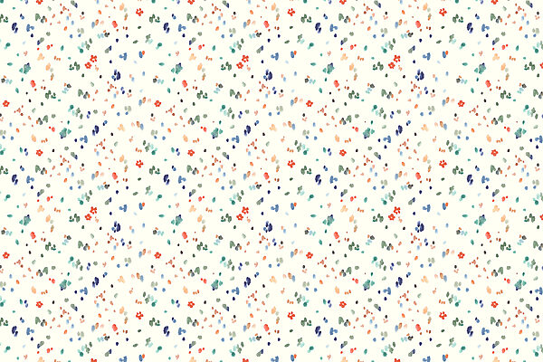 Piccole macchie colorate su sfondo bianco Piccole macchie colorate su sfondo bianco