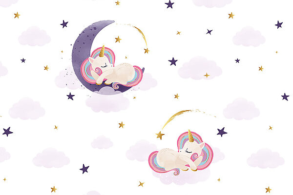 Un unicorno che dorme sulla luna Un unicorno che dorme sulla luna