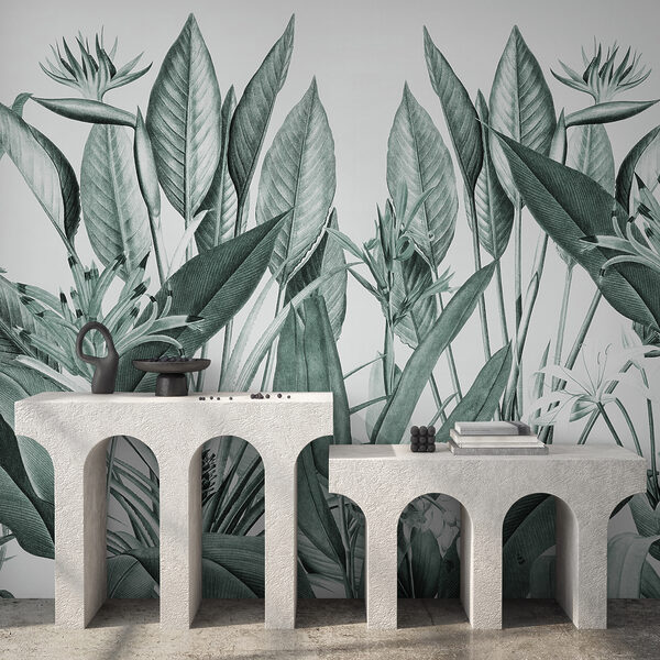 Tropical foliage in harmonious greens Tropical foliage in harmonious greens