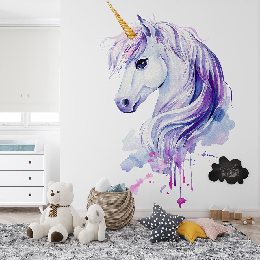 Acquerello di un unicorno