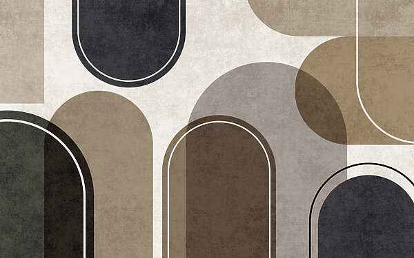 Abstract shapes in muted tones Abstract shapes in muted tones