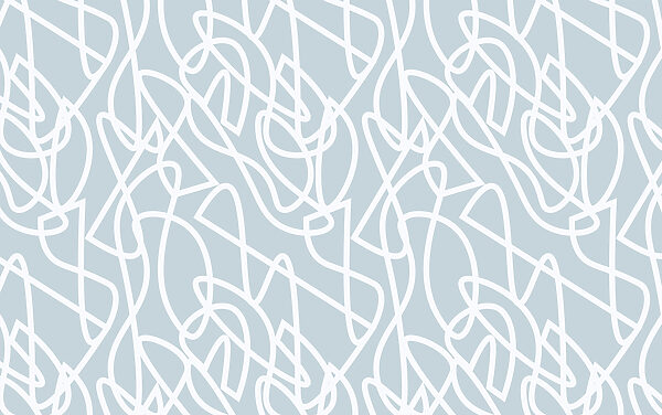 A white lines on a blue background A white lines on a blue background