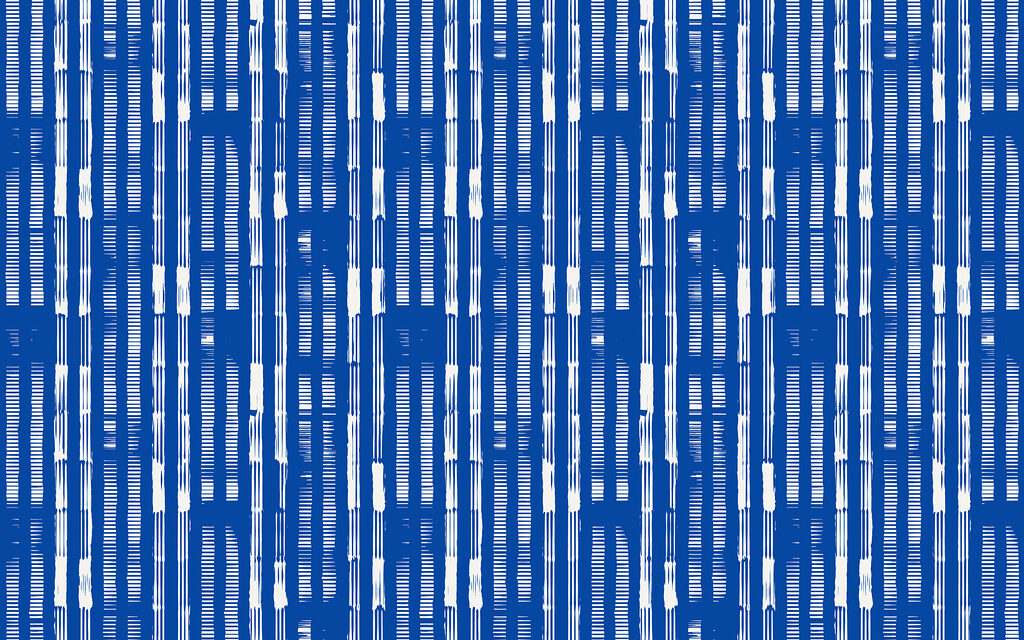 A blue and white striped pattern