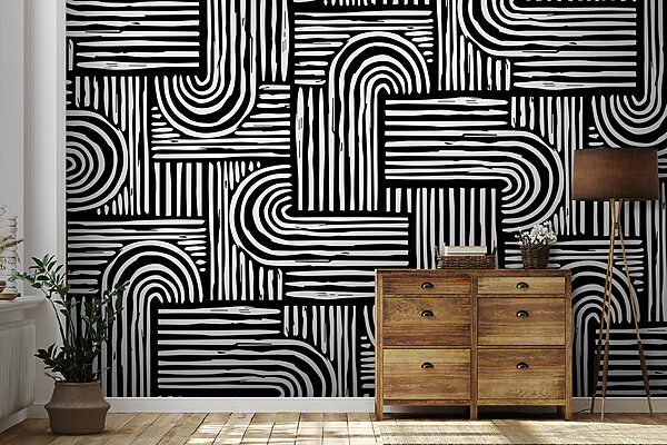 Un motivo in bianco e nero Un motivo in bianco e nero