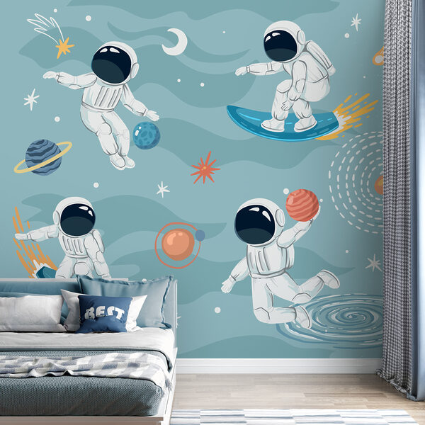 Un gruppo di astronauti nello spazio Un gruppo di astronauti nello spazio