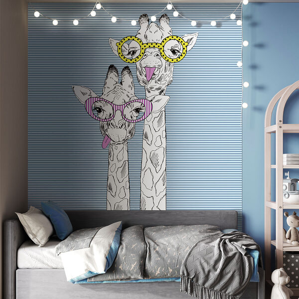 Una giraffa con gli occhiali Una giraffa con gli occhiali