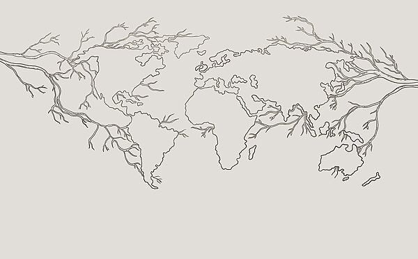 Una mappa del mondo Una mappa del mondo