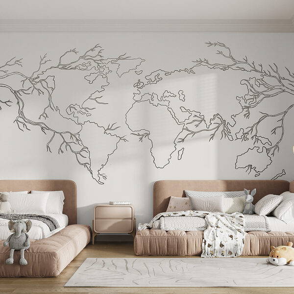 Una mappa del mondo Una mappa del mondo