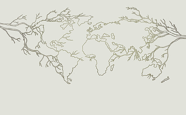 Una mappa del mondo Una mappa del mondo