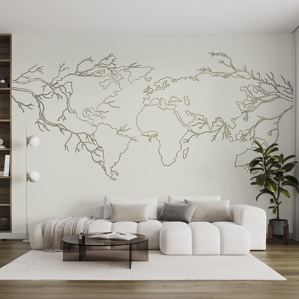 Una mappa del mondo Una mappa del mondo
