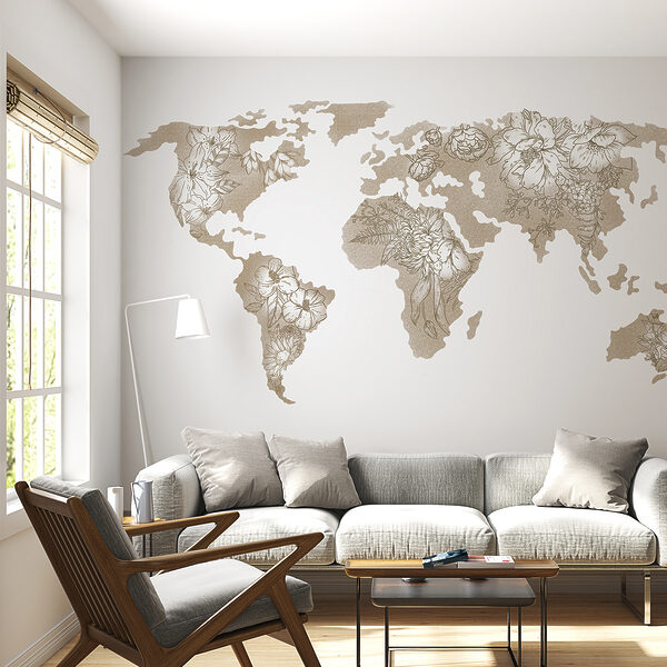 Una mappa del mondo Una mappa del mondo