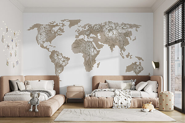 Una mappa del mondo Una mappa del mondo