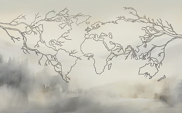Una mappa del mondo Una mappa del mondo