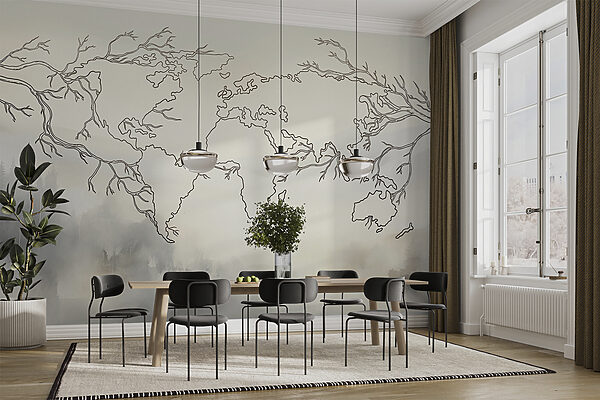 Una mappa del mondo Una mappa del mondo