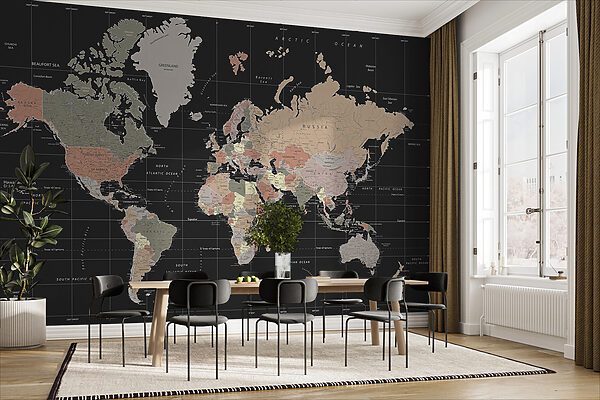 Una mappa del mondo Una mappa del mondo