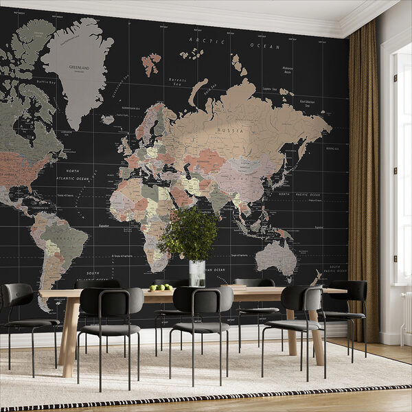 Una mappa del mondo Una mappa del mondo