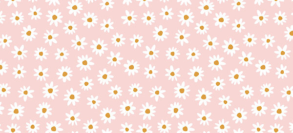 Un motivo di fiori bianchi su sfondo rosa Un motivo di fiori bianchi su sfondo rosa