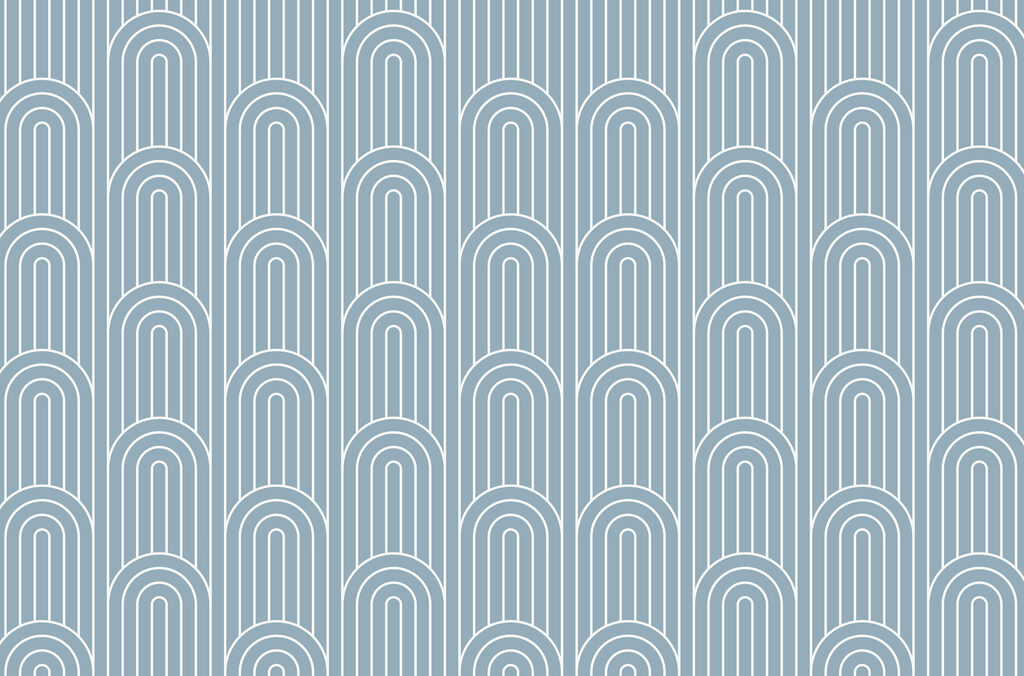 Un disegno di linee bianche e blu Un disegno di linee bianche e blu