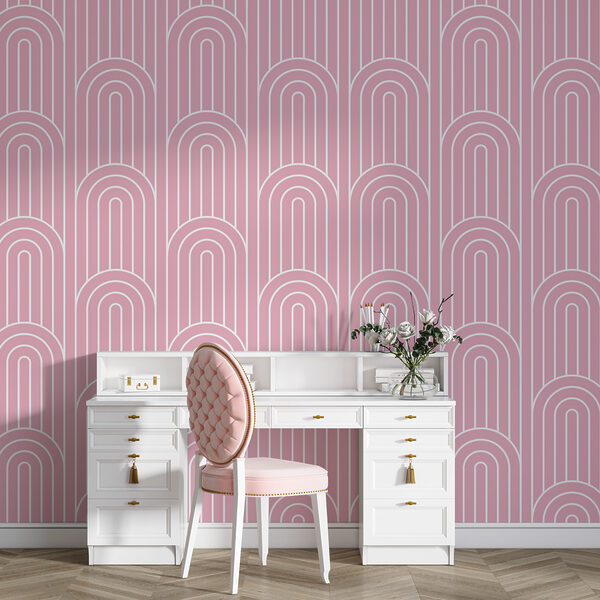 Un motivo rosa e bianco Un motivo rosa e bianco