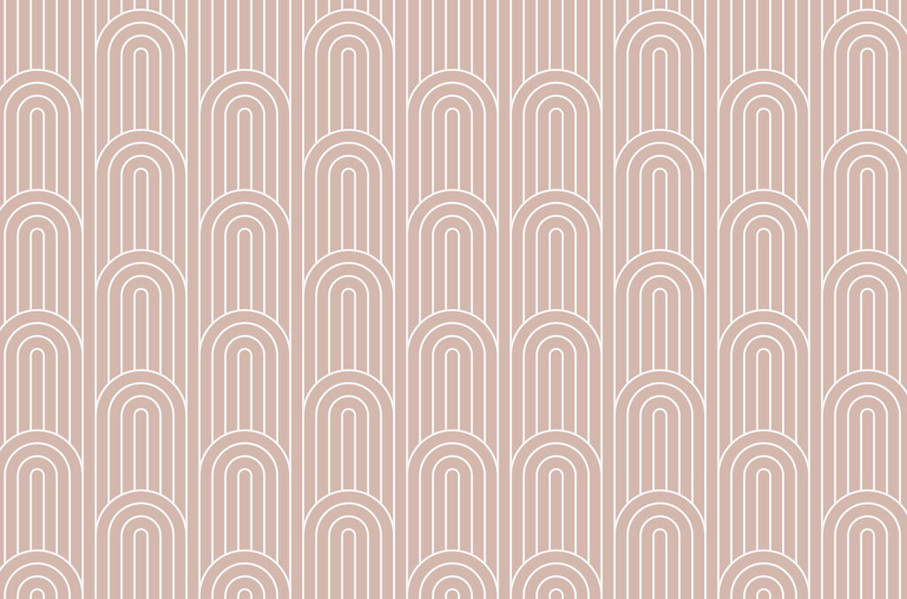 Un disegno di linee bianche e rosa Un disegno di linee bianche e rosa