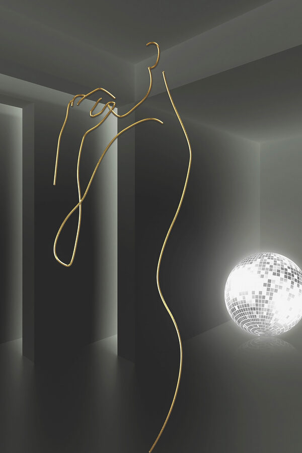 Elegant curves in a dark space