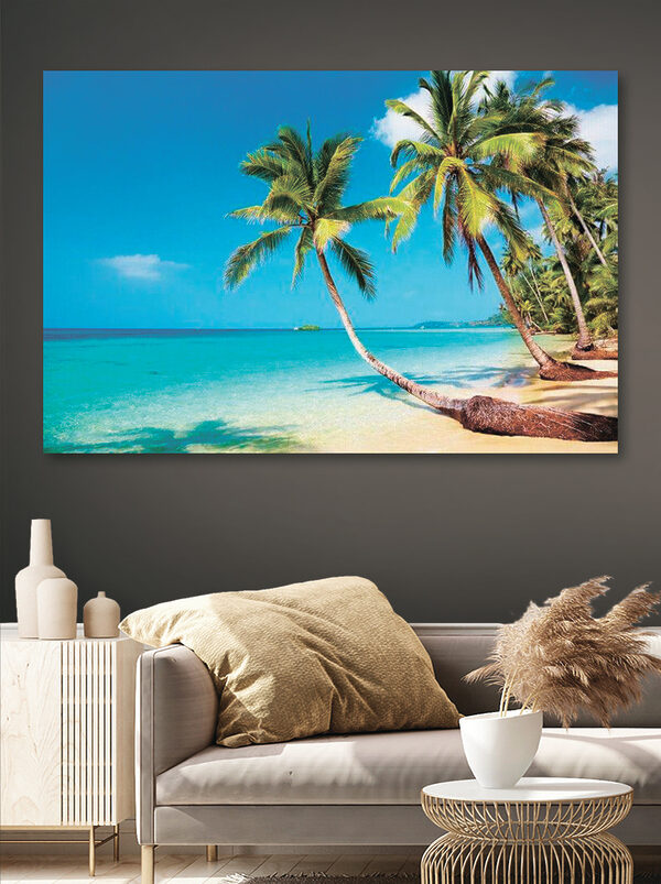 Palm trees on a beach