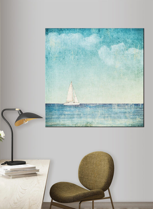 A sailboat in the ocean A sailboat in the ocean