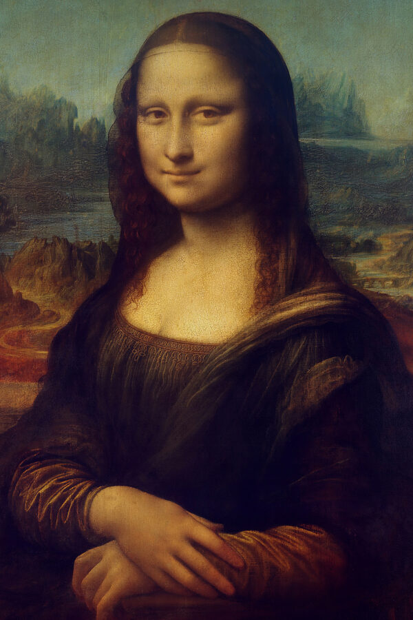 A painting of a woman