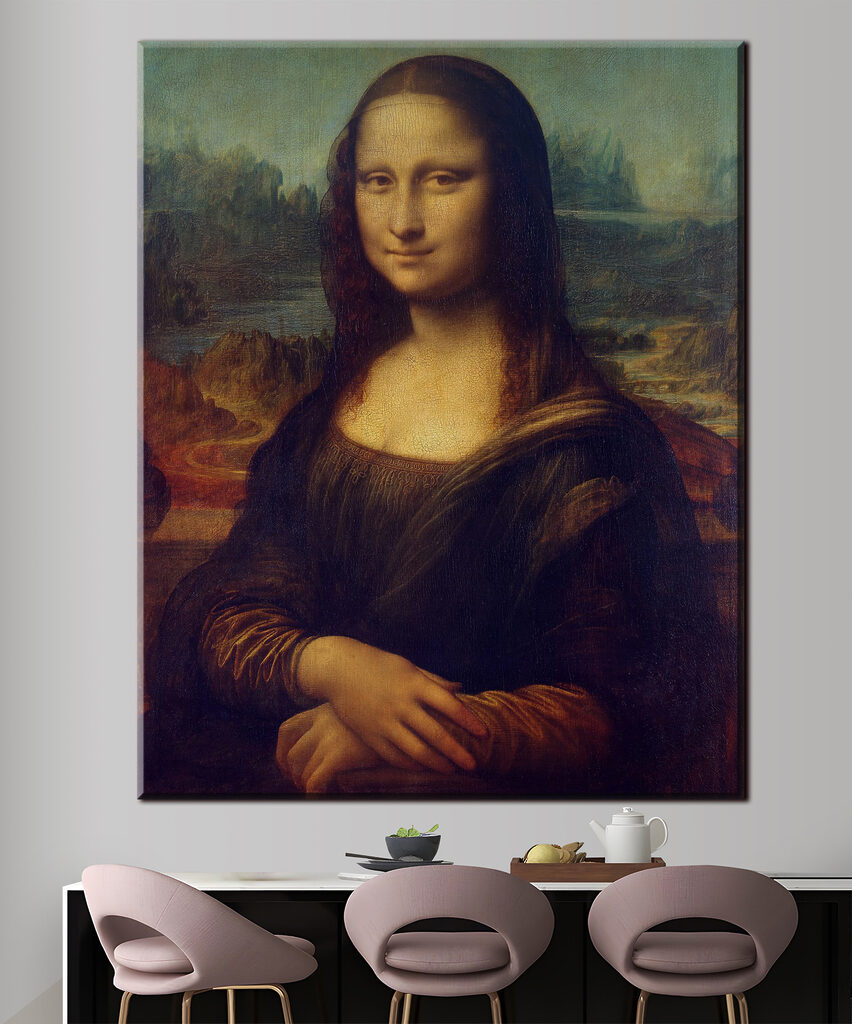 A painting of a woman