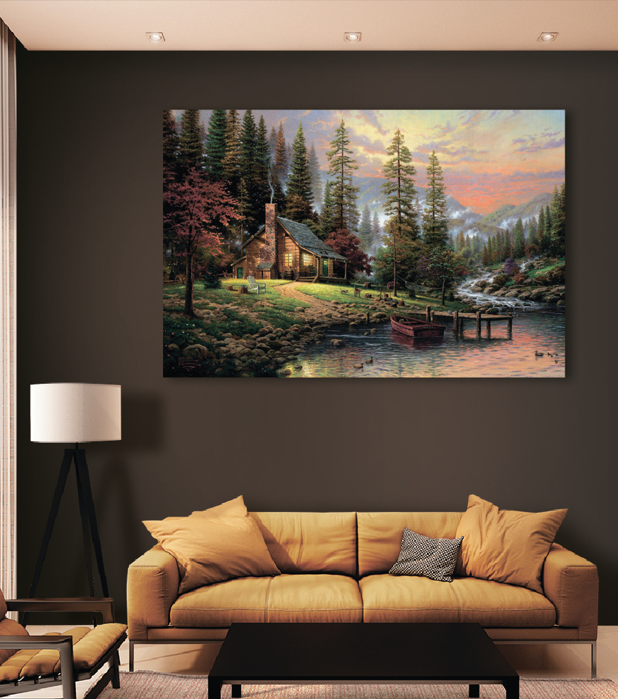 A house by a river