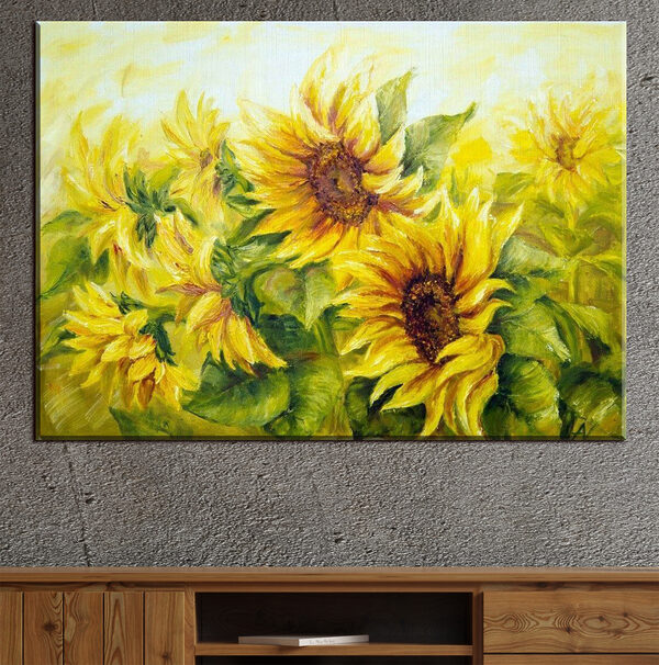 Quadri Un dipinto di girasoli