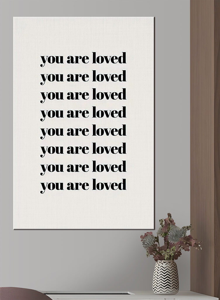 A white sign with black text