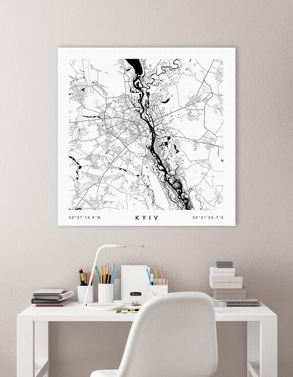 A map of a city