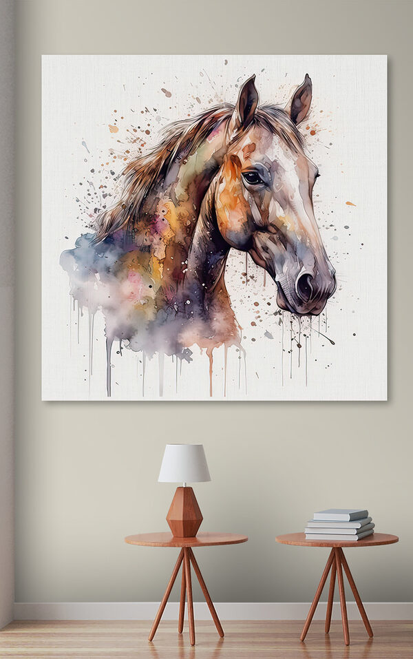 A painting of a horse A painting of a horse