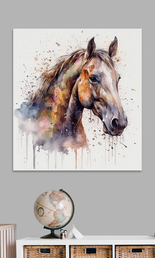 A painting of a horse A painting of a horse
