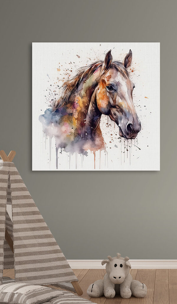 A painting of a horse A painting of a horse