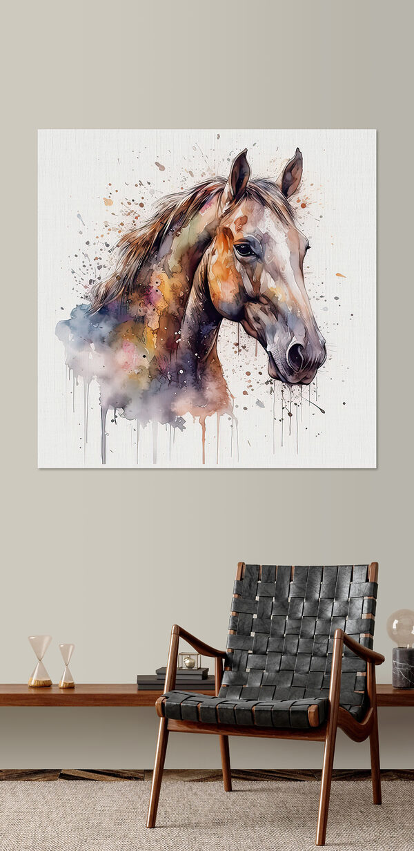 A painting of a horse A painting of a horse