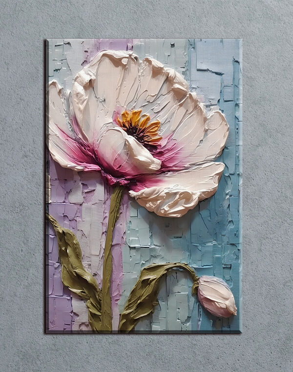 Quadri Un dipinto raffigurante un fiore