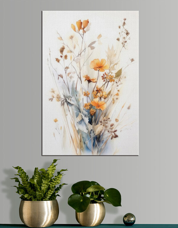 Quadri Quadri Un dipinto raffigurante fiori e foglie (COD: s33651)