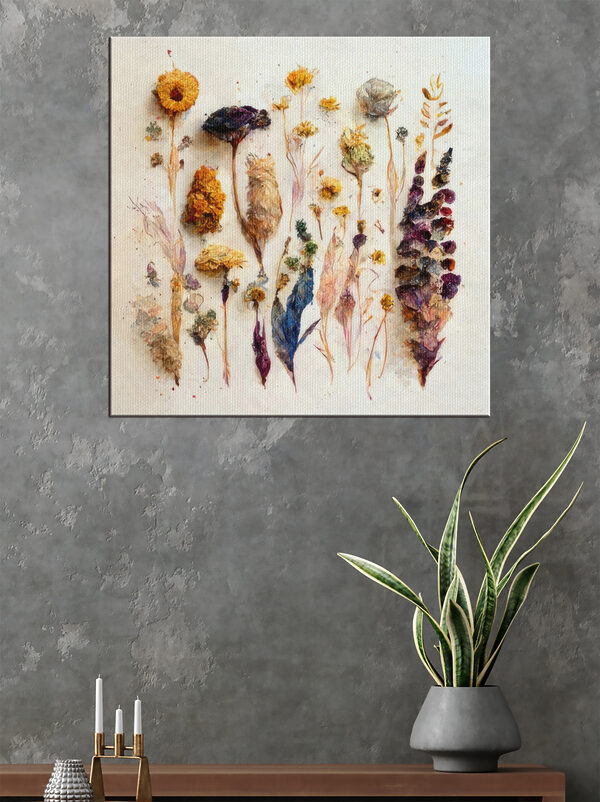 Quadri Un mazzo di fiori secchi