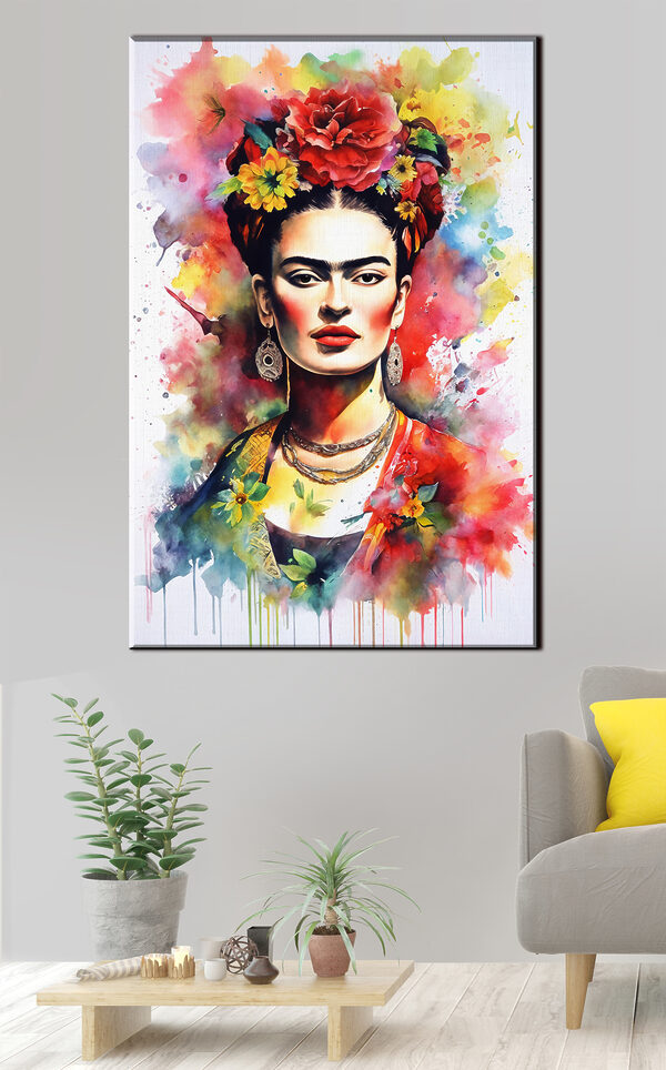 Quadri Quadri Un dipinto raffigurante una donna con dei fiori tra i capelli (COD: s32862)