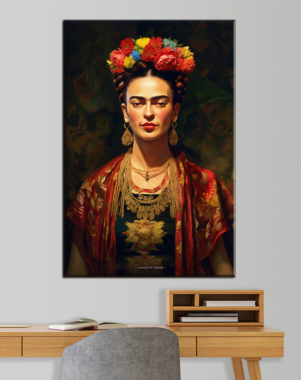Quadri Quadri Una donna con dei fiori tra i capelli (COD: s32864)