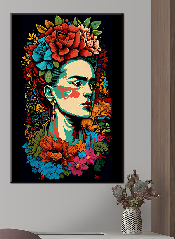 Quadri Quadri Una donna con dei fiori tra i capelli (COD: s32867)