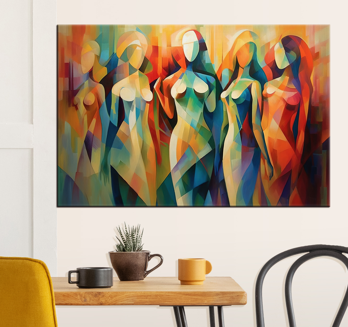 A group of women in dresses